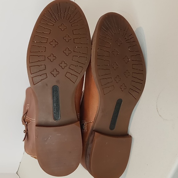 Timberland Savin Hill-Tall Leather Boots -w/ Zippers --British Tan - 7 women's - Picture 9 of 16